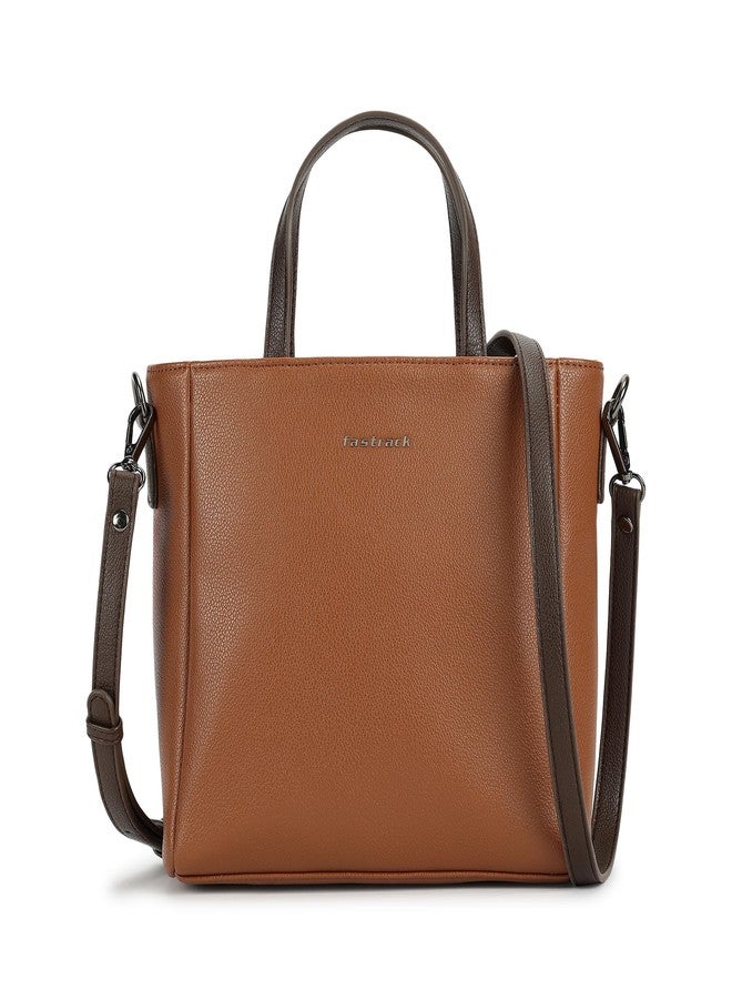 Fastrack Life Edit Satchel Bag for Women | Small Size with Zipper Closure, Double Handles & Detachable Sling Strap | Versatile Everyday Satchel Bag - Image 1
